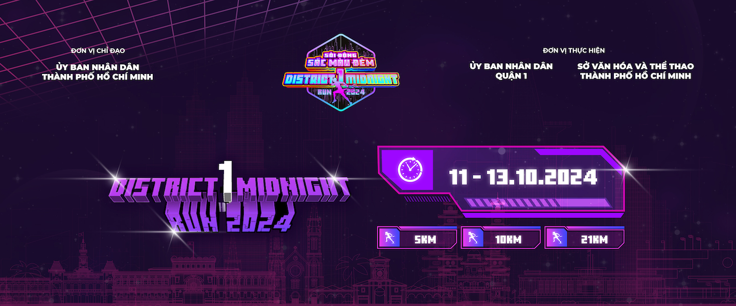 Sự Kiện Giải Chạy Bộ District 1 Midnight Run 2024 2
