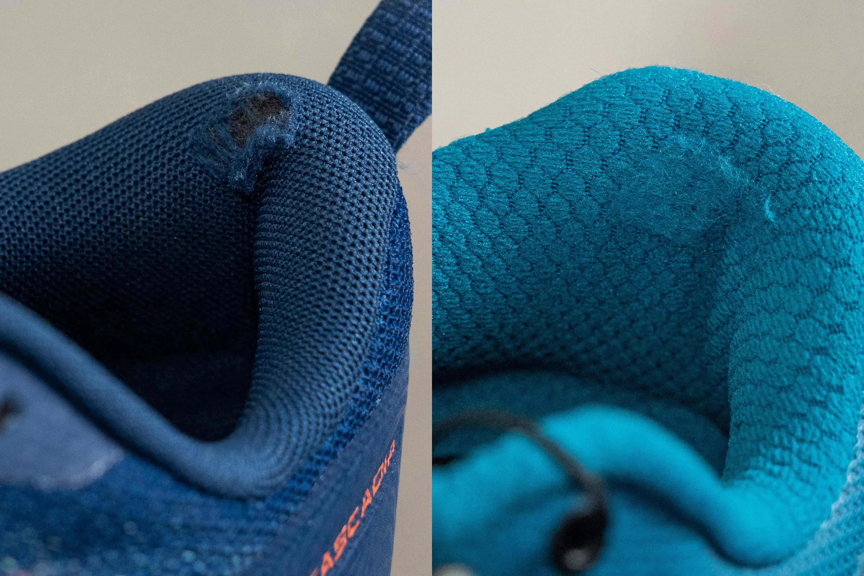 Brooks Cascadia 17 Heel padding durability