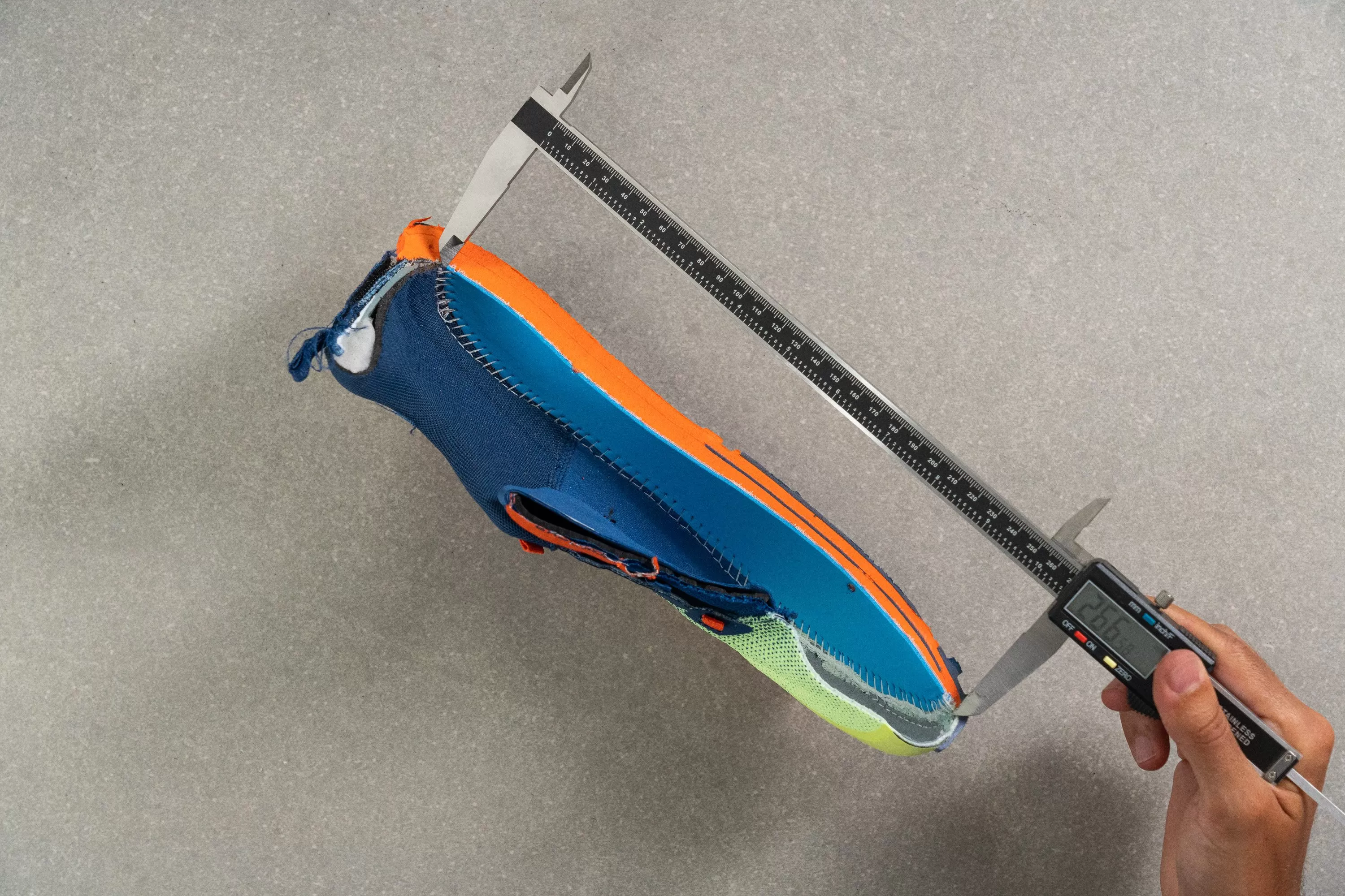 Brooks Cascadia 17 Internal length