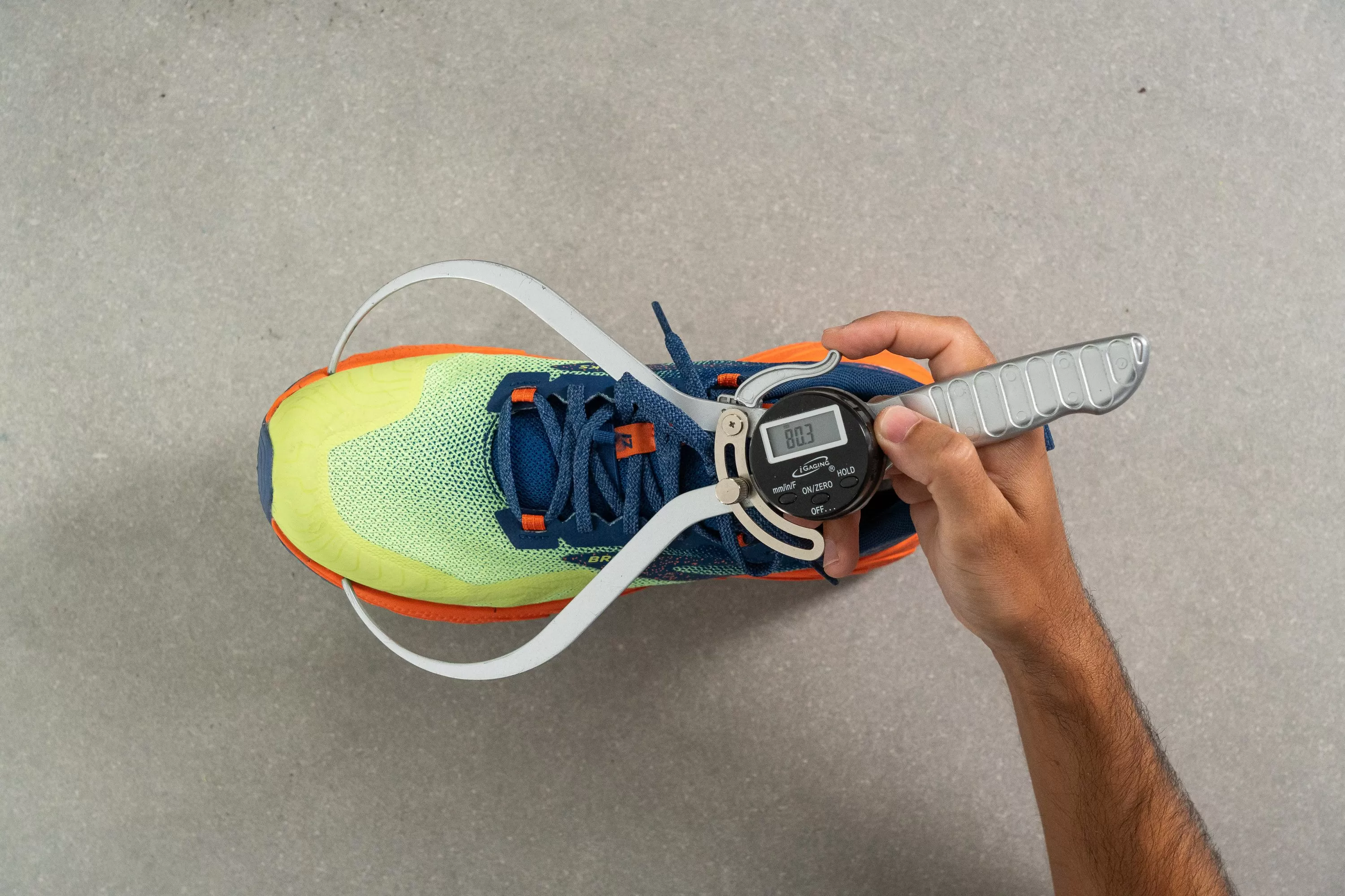 Brooks Cascadia 17 Toebox width at the big toe