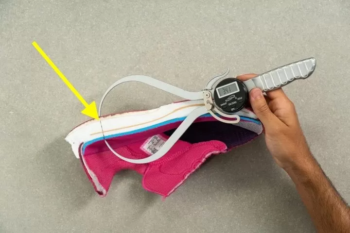 Điểm đo gót giày