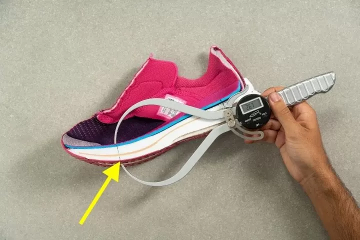 Điểm đo mũi giày