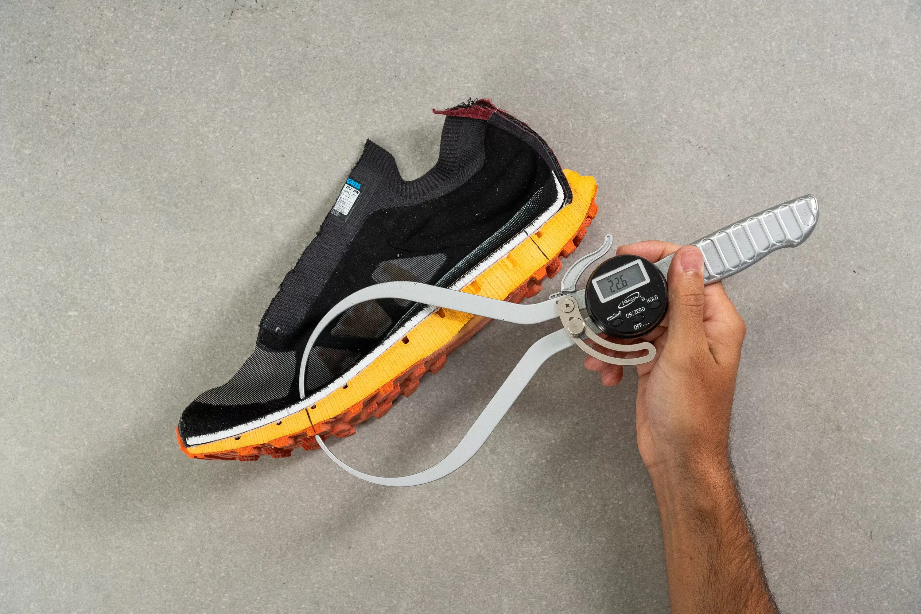 Hoka Zinal 2 Forefoot stack