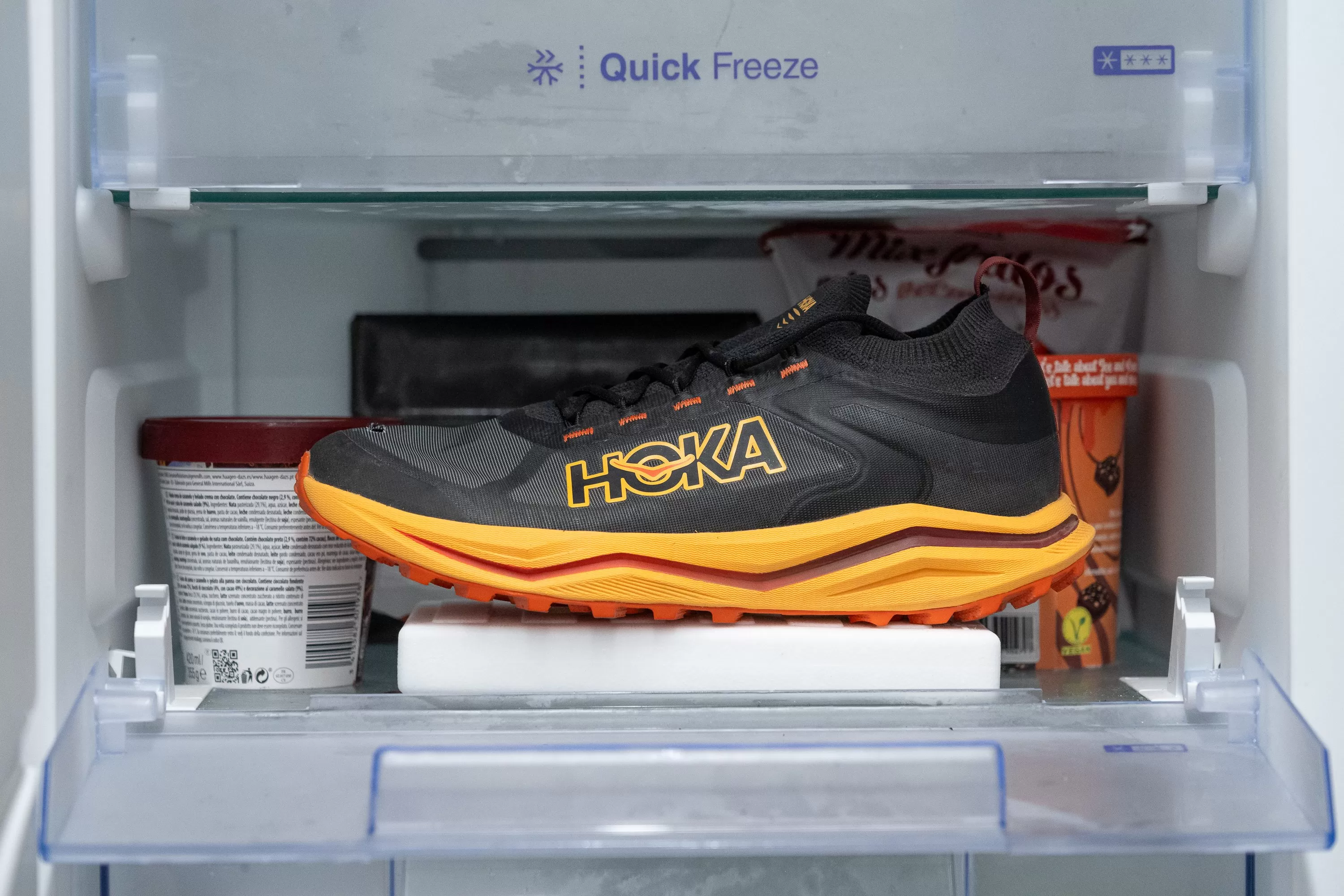 Hoka Zinal 2 Midsole softness in cold
