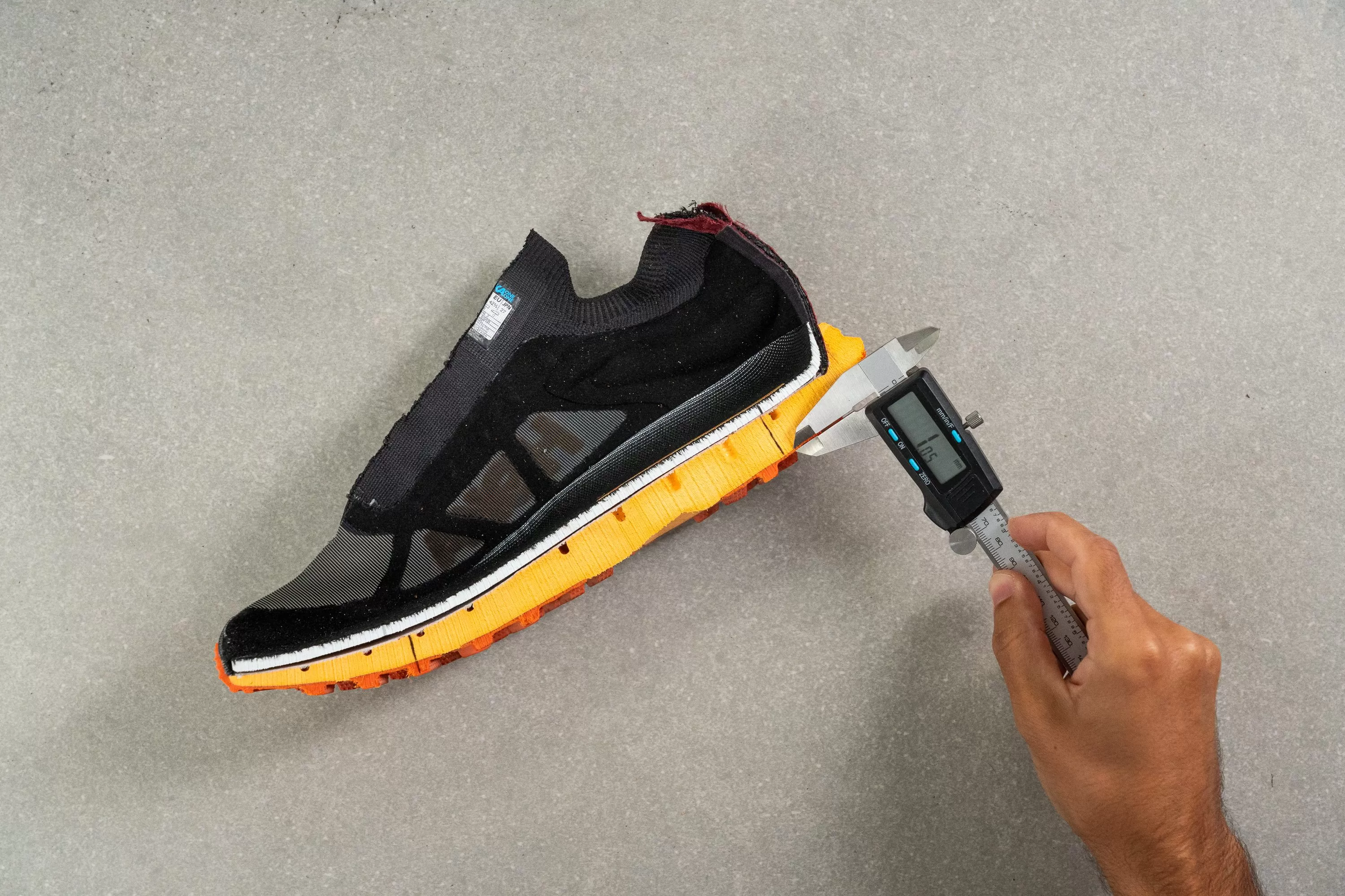 Hoka Zinal 2 Outsole thickness