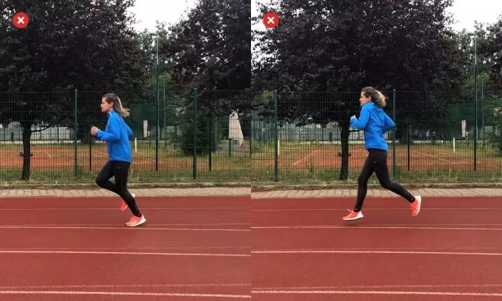 Nảy và xoay người khi chạy