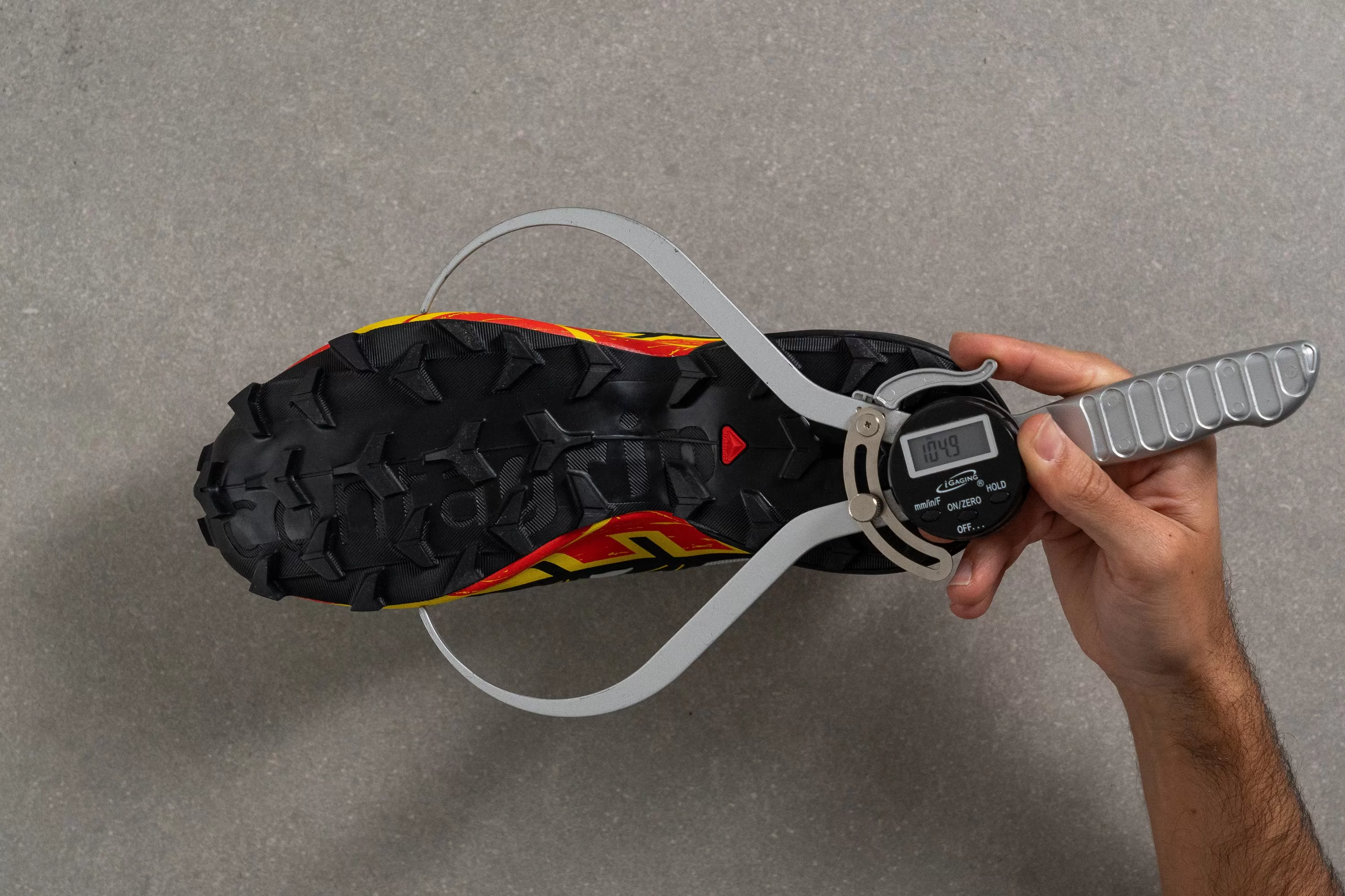 Salomon Speedcross 6 Midsole width in the forefoot