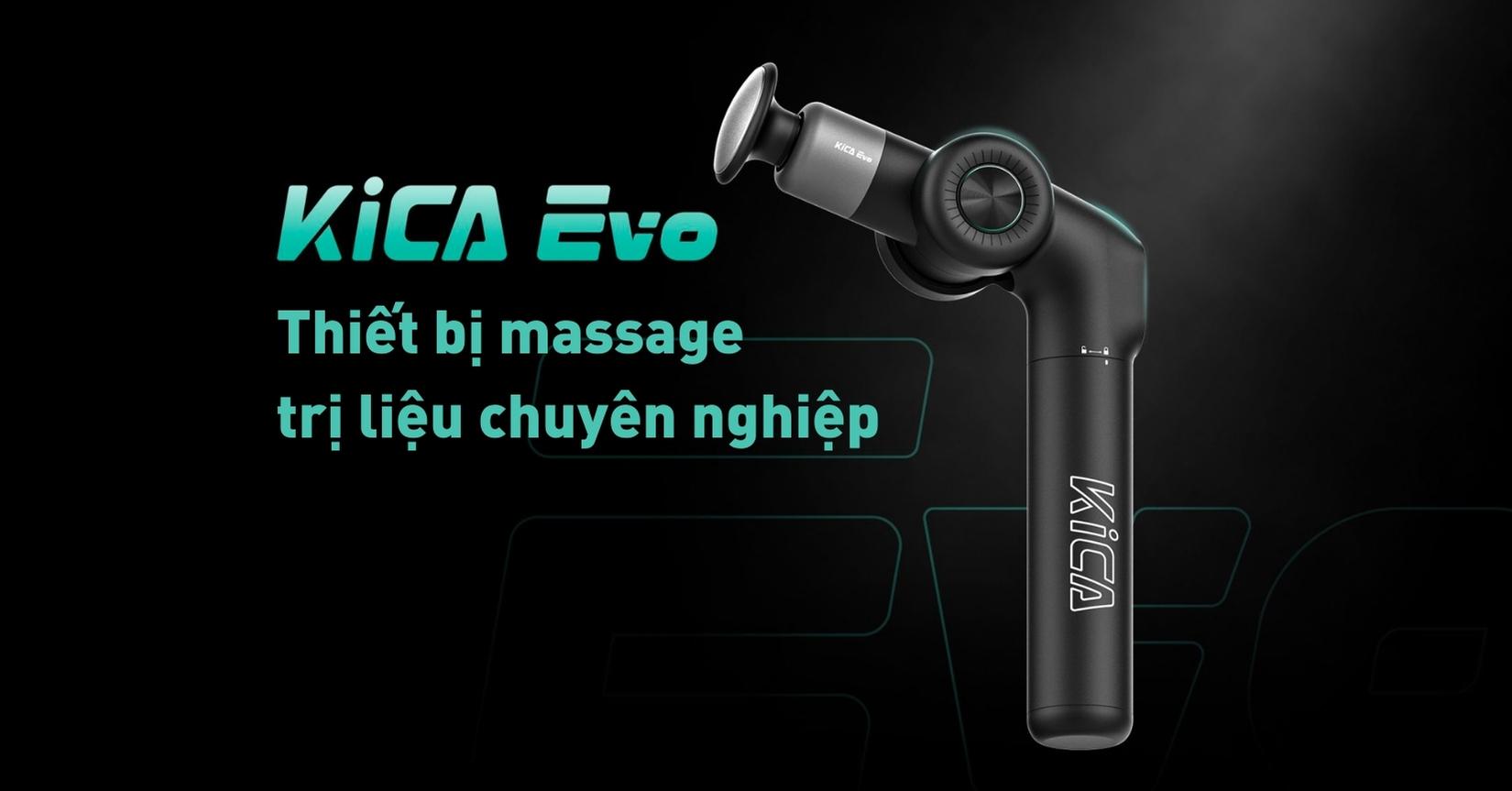 Máy massage KICA Evo: Trải Nghiệm Massage Chuyên Nghiệp Tại Nhà Với Tay Cầm Mở Rộng Độc Đáo 1