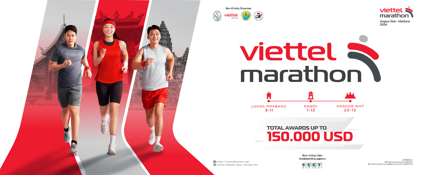 Sự Kiện Giải Chạy Bộ Viettel Marathon Angkor Wat Metfone 2024 1