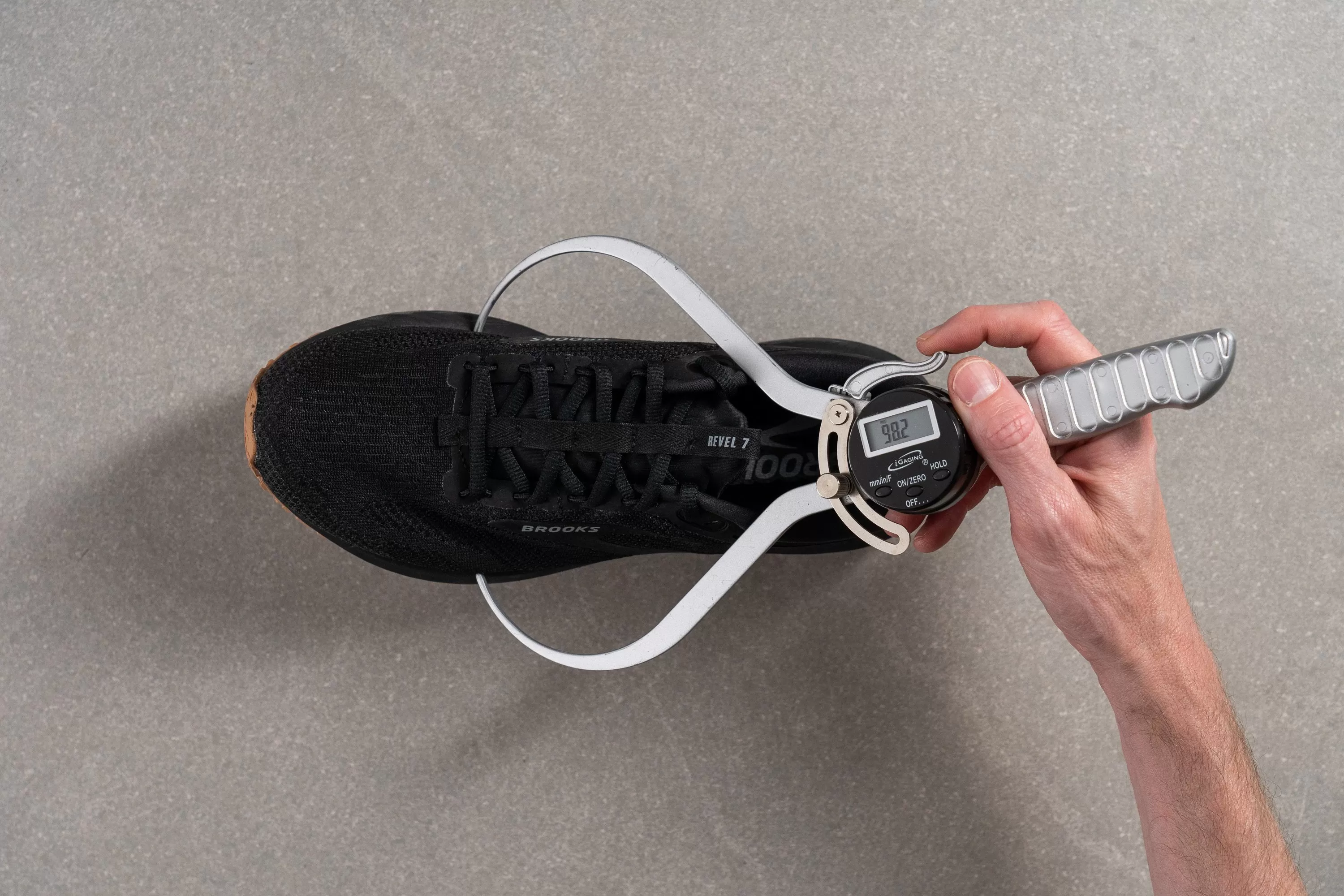 Brooks Revel 7 Toebox width at the widest part