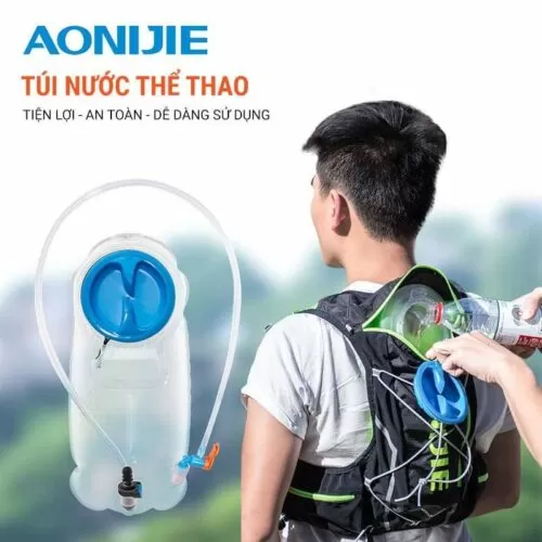 tui nuoc the thao aonijie tpu new 02 Vest nước Aonijie Windrunner 2020 10L C9103 (kèm 2 bình dẻo 420ml) - YCB.vn