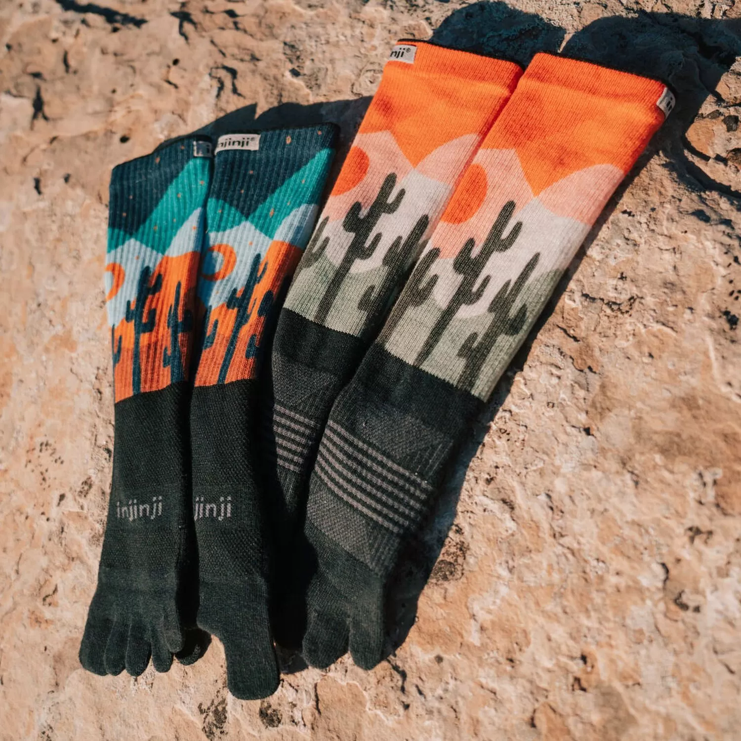 Vớ xỏ ngón chạy địa hình Injinji Spectrum TRAIL Midweight Crew - YCB.vn