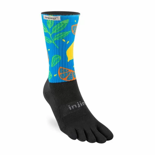 Vớ xỏ ngón Injinji Spectrum TRAIL Midweight Crew - Citrus
