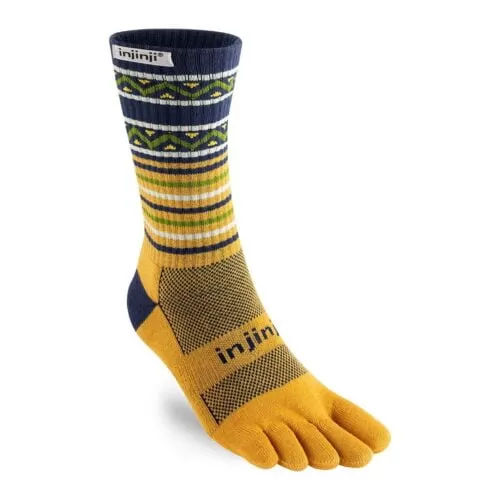 "Vớ xỏ ngón Injinji TRAIL Midweight Crew - Dijon"