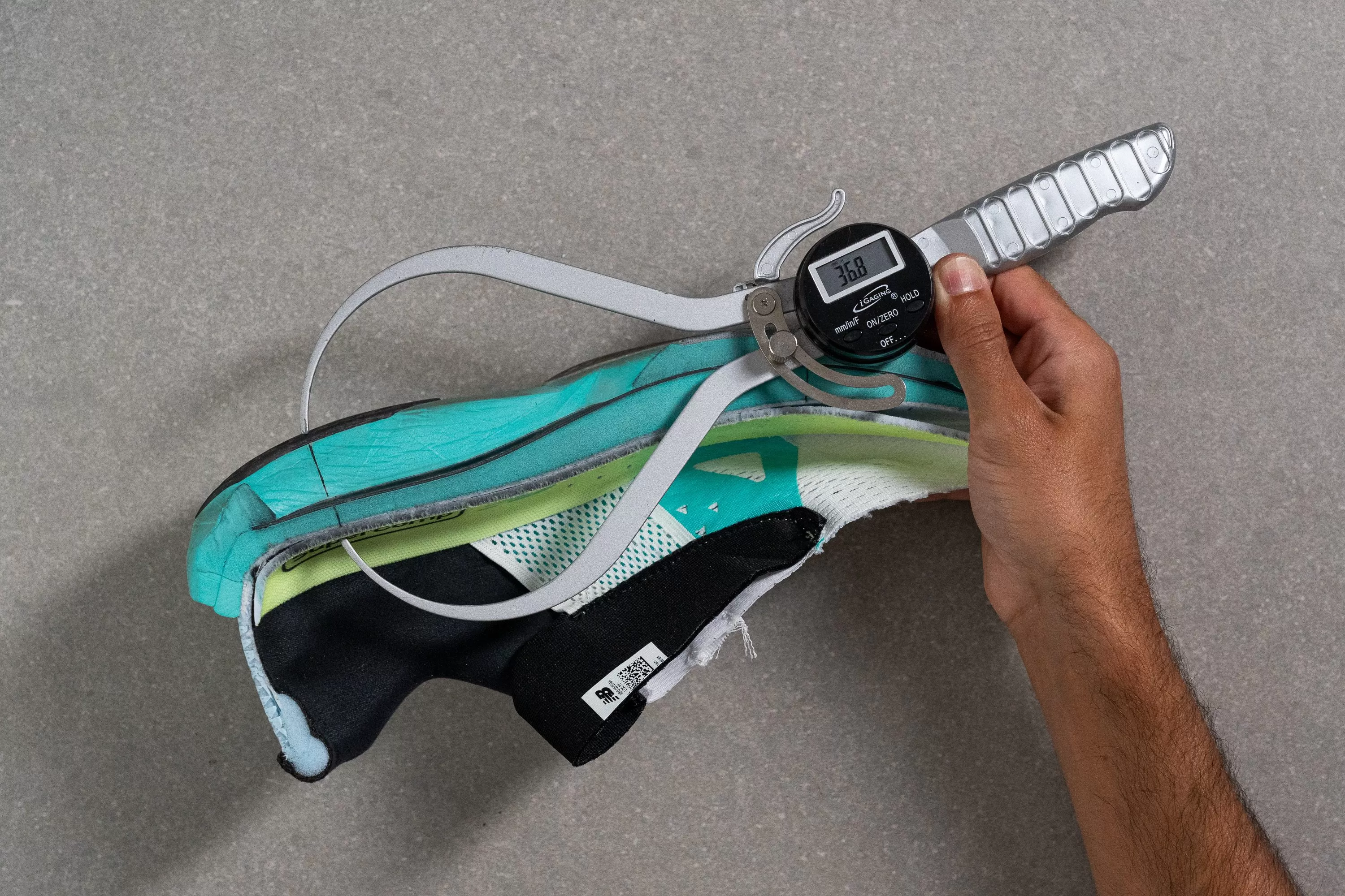 New Balance FuelCell SuperComp Trainer v3: Đánh giá chi tiết cho người chạy bộ 6 New Balance FuelCell SuperComp Trainer v3 Heel stack
