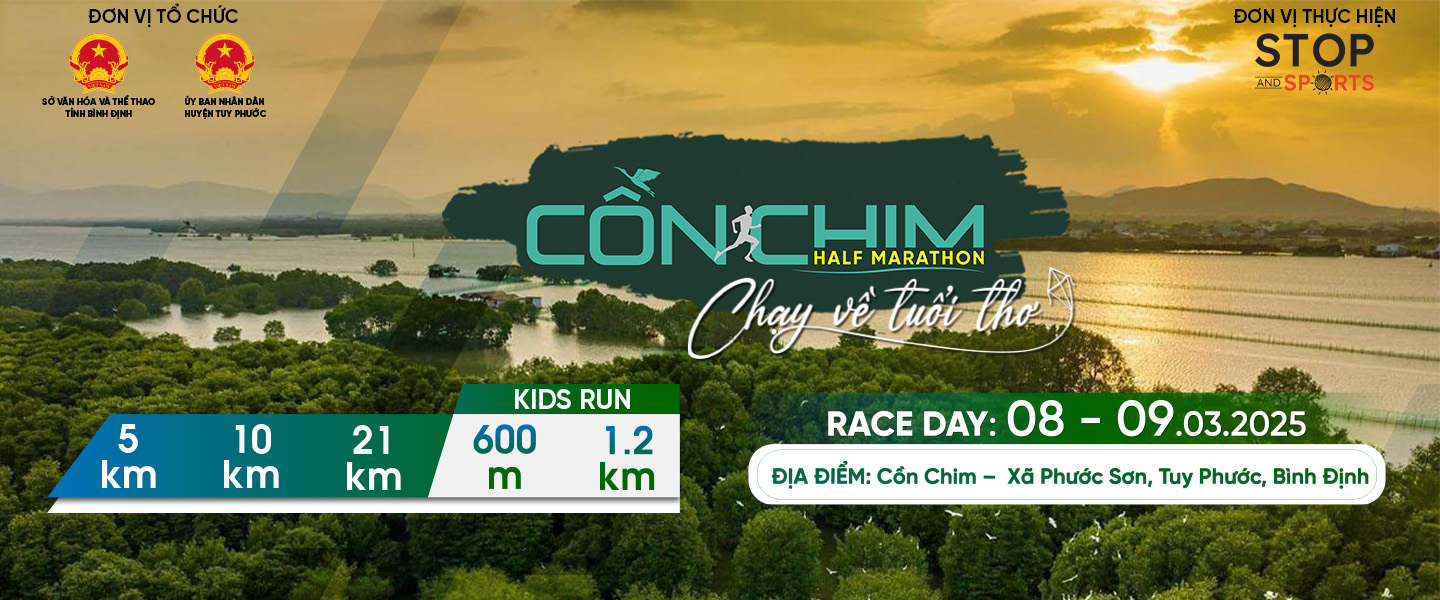 Sự Kiện Giải Chạy Bộ Cồn Chim Half Marathon 2025 2