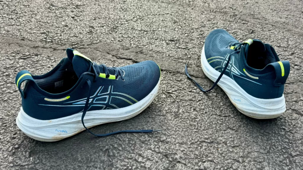Asics Gel Nimbus 26 from above and behind