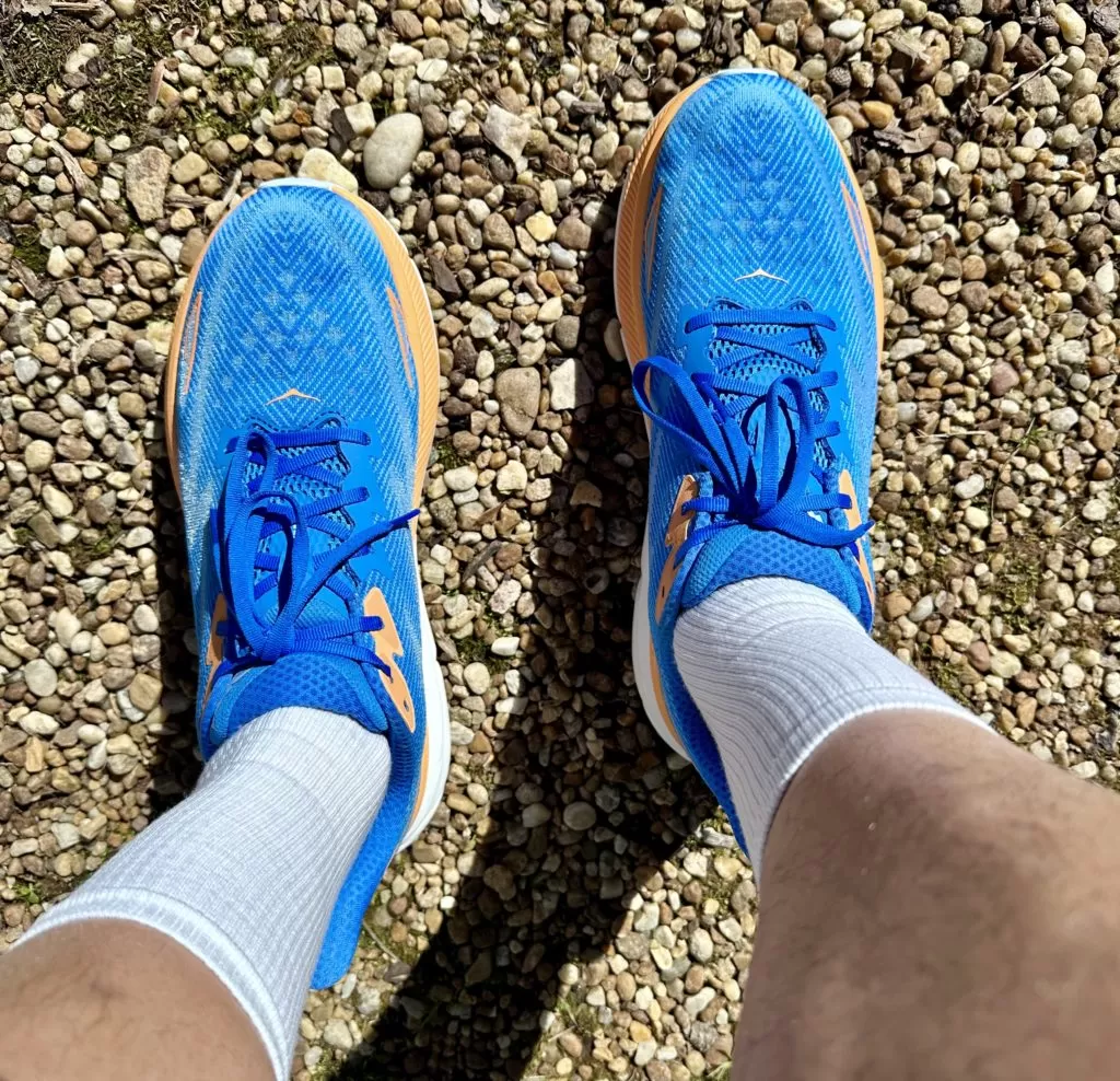 Hoka Clifton 9 top view