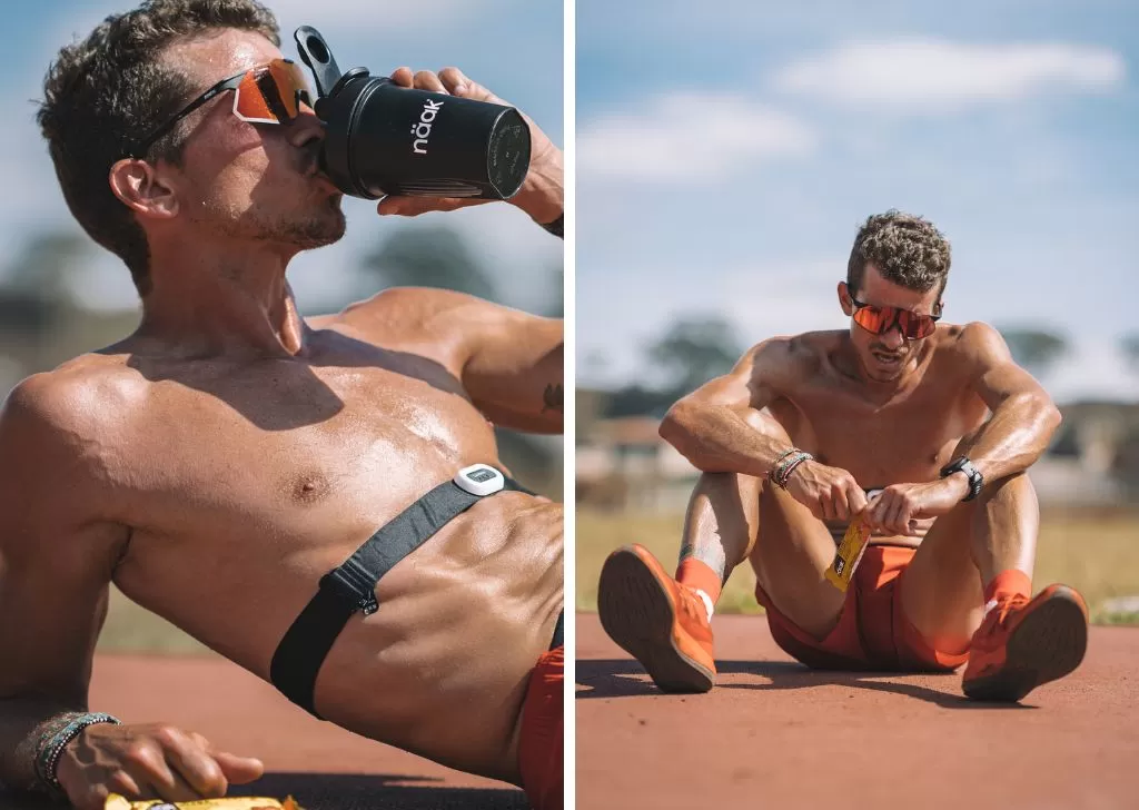naak näak Nutrition Calculator shaker ultra recovery drink mathieu blanchard kenya running track workout